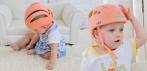 На защитный шлем для малышей с регулировкой размера