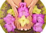 На Spa-маникюр и Spa-педикюр с лечебным покрытием ногтей. Райское блаженство для пальчиков!