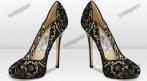 Шикарные кружевные туфли (копия Jimmy Choo) 2330 руб. вместо 4650 руб. СКИДКА 50%. Купон -  0 руб !!!