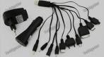 Зарядное устройство (10 в 1, USB) 620 руб. вместо 1300 руб. СКИДКА 52%. Купон -  0 руб !!!