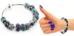 На элегантный серебряный браслет в стиле «Pandora»