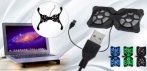 На двойной складной вентилятор охлаждения для ноутбука USB