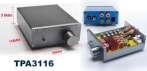На цифровой аудио стерео усилитель Hi-Fi класса в алюминиевом корпусе