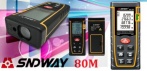 На профессиональную лазерную рулетку-дальномер SNDWAY (80 м