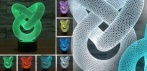 На магический 3D ночник-светильник ( 7 цветов)