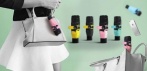 На супер мини полуавтоматический зонт размером со смартфон