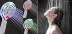 На лейку-насадку для душа с LED подсветкой и ЖК датчиком температуры