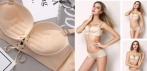 На бесшовный бюстгальтер Push Up со шнуровкой