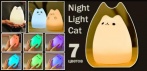 На очаровательный силиконовый ночник USB LED Night Light Cat