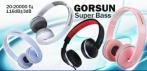 На гнущиеся наушники GORSUN Super Bass