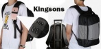 На рюкзак для ноутбука Kingsons с внешним USB-портом и держателем для смартфона