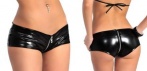 На кожаные мини-шортики для стриптиза и соблазнения! Снимаются одним движением!