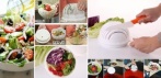На салатницу-овощерезку 2 в 1 Salad Cutter Bowl