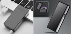 На стильную ветрозащитную аккумуляторную плазменную USB зажигалку
