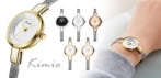 На изящные женские часы на металлическом браслете 