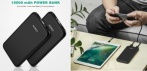 На ультратонкий  Power Bank AUKEY Ultra Slim 10000 мАч Dual USB