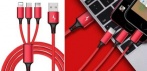 На кабель 3 в 1: зарядное устройство Micro USB