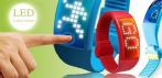 На сенсорные 3D часы-флешки «Smart LED Watch» (8 GB) + шагомер