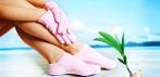 На комплект SPA-носочки+перчатки на гелевой основе с эфирными маслами.