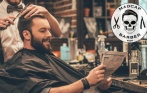 Скидка 40% на услуги барбершопа MADCAP! 480 р. за детскую стрижку, 1080 р. за мужскую стрижку и оформление бороды, 600 р. за королевское бритье